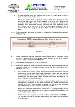 Pipeline Installation Method Statement | PDF | Technology & Engineering