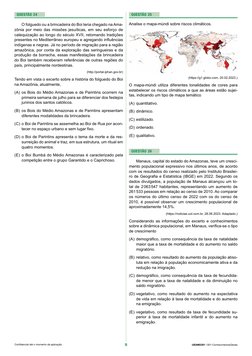 9
UEAM2301 | 001-ConhecimentosGerais
Confidencial até o momento da aplicação.
Questão  25
Analise o mapa-múndi sobre riscos c