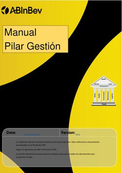 Diciembre 2022 
15.0 
La impresión de este manual muestra la estructura del p