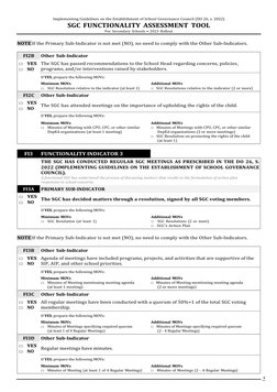 SGC Functionality Assessment Tool 2023 | PDF | Governance | Online And ...