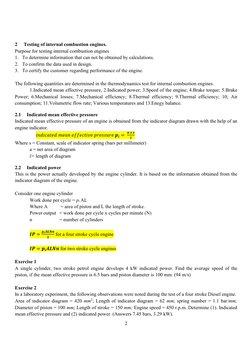 Internal Combustion Engine Overview | PDF | Internal Combustion Engine ...