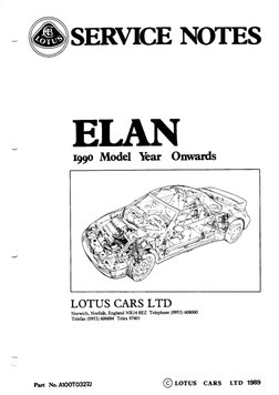 Lotus Elan m100 | PDF