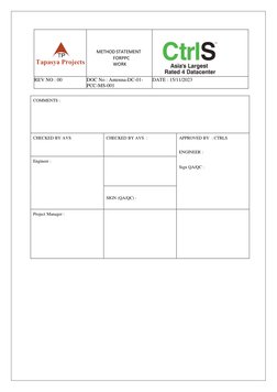 PCC Work Method Statement Guide | PDF | Concrete | Materials
