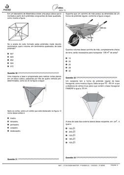 MAT. – 2º DIA ENEM MASTER – P1ENEM1U3 – 13/9/2023 – 2ª SÉRIE 
 
PÁGINA  9 
 2023- T2 
Em um laboratório de Matemática exi