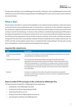 SSL Certificate Installation for ADManager Plus | PDF | Transport Layer ...