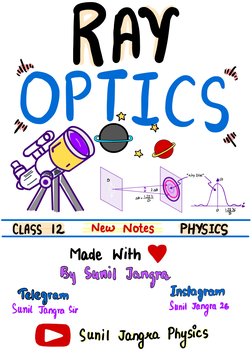 RAY
""-Ye,EarthweS"*
-
il
c,in
M
Le
--W
~
I
~/
I -
"AiryDisc"(I)
a
Of
↳
t
↑roo 1
-
e
0
1 .22xL
-
CLASS
12
New
Notes
PHYSICS
M