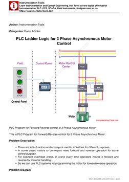 PLC Control for 3-Phase Motor | PDF | Programmable Logic Controller ...