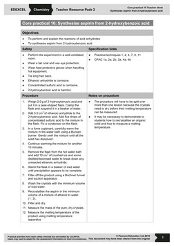 EDEXCEL 
Chemistry  
Teacher Resource Pack 2 
© Pearson Education Ltd 2016 
This document may have been altered from the orig