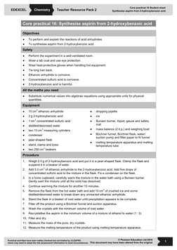 EDEXCEL 
Chemistry 
Teacher Resource Pack 2 
© Pearson Education Ltd 2016 
This document may have been altered from the origi
