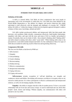 Introduction Life Skills Notes.pdf Life Skill Education Notes for Students | PDF | Career & Growth | Self ...