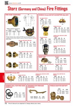 Fire Hose Couplings and Fittings Guide | PDF | Gas Technologies ...
