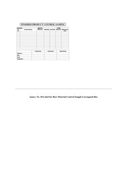 Control Sample Guidelines Control Sample Management SOP in Pharma | PDF | Chemistry | Physical ...