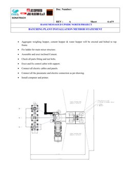Batching Plant Installation Method Statement | PDF | Safety