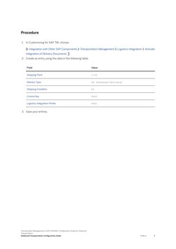 SAP S/4HANA TM Configuration Guide | PDF | Logistics | Scope (Computer ...