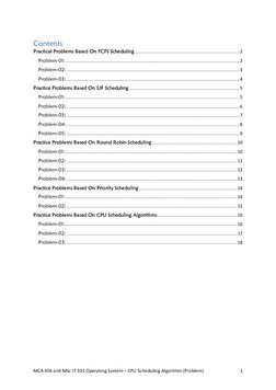 CPU Scheduling Problems and Solutions | PDF | Scheduling (Computing ...