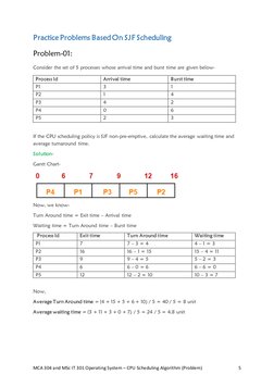 CPU Scheduling Problems and Solutions | PDF | Scheduling (Computing ...