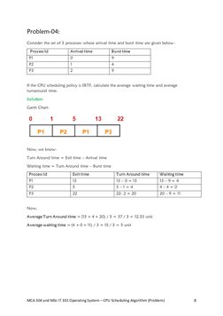 CPU Scheduling Problems and Solutions | PDF | Scheduling (Computing ...