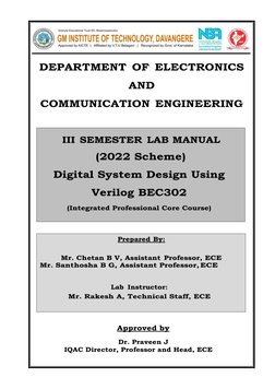 BEC302 Digital System Lab Manual | PDF | Engineering | Electronic ...