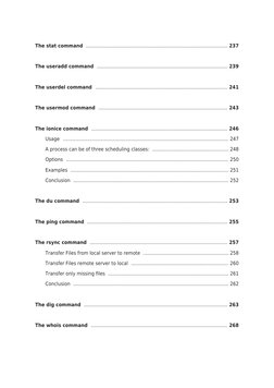 The stat command 
237
 .................................................................................................. 
Th