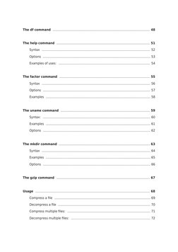 The df command 
48
 .......................................................................................................