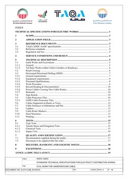 Civil Works for Underground Cables | PDF | Specification (Technical ...