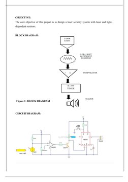 Laser Security Alarm Project.pdf Laser Security Alarm System Report | PDF | Resistor | P–N Junction