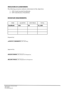 School Handbook Project Concept Note | PDF