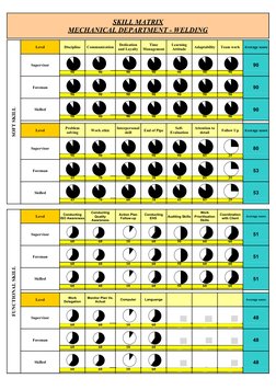 SOFT SKILL
Level
Discipline
Communication
Adaptability
Team work
Average score
Supervisor
90
90
90
90
90
90
90
90
10
10
10
10