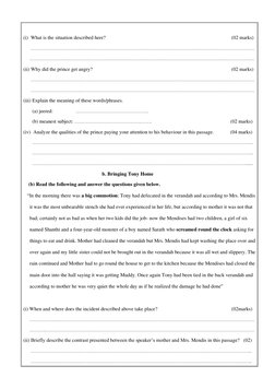 Grade 11 English Literature Term 3 Exam | PDF | Poetry