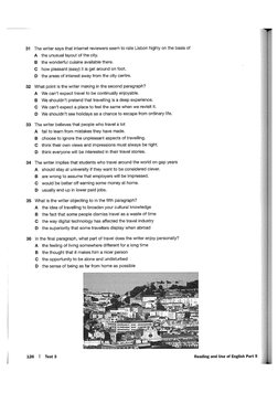 Reading and Use of English Test 3 | PDF