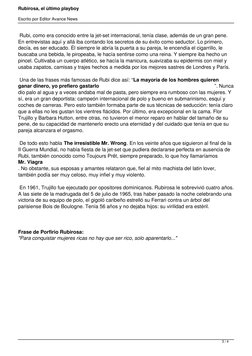 Rubirosa, el último playboy
Escrito por Editor Avance News
 Rubi, como era conocido entre la jet-set internacional, tenía cla