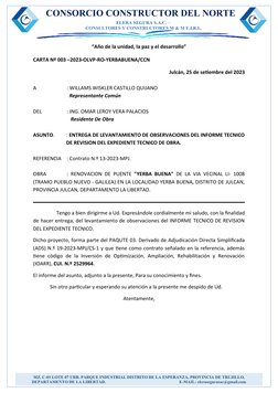 MZ. C-01 LOTE 07 URB. PARQUE INDUSTRIAL DISTRITO DE LA ESPERANZA, PROVINCIA DE TRUJILLO,
DEPARTAMENTO DE LA LIBERTAD.