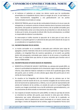 MZ. C-01 LOTE 07 URB. PARQUE INDUSTRIAL DISTRITO DE LA ESPERANZA, PROVINCIA DE TRUJILLO,
DEPARTAMENTO DE LA LIBERTAD.
