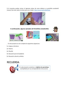 Si lo necesitas puedes revisar el siguiente enlace de como elaborar un portafolio estudiantil
manual. Dar enter sobre el enla