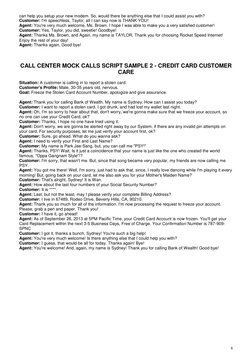 6 
 
can help you setup your new modem. So, would there be anything else that I could assist you with? 
Customer: I'm speechl