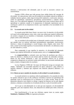 intereses  y  motivaciones  del  alumnado,  para  lo  cual  es  necesario  conocer  sus
características. 
Garanto (1994),  af