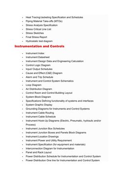 Engineering Deliverables Overview | PDF | Instrumentation | Structural ...
