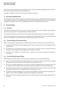 BS en Iso 17637 2016 | PDF