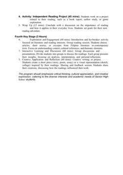 Comprehensive Reading Enhancement Program | PDF | Reading Comprehension ...