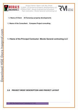Project Name: Reem mall Abu Dhabi
CLIENT: Al Farwaniya Property developments LLC
                         CONSULTANT: Dewan E