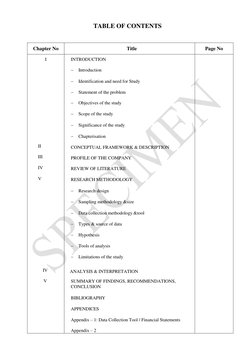 MBA Final Project Report Format | PDF | Methodology | Scientific Method