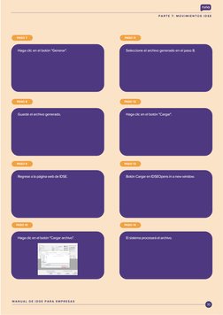 M A N U A L  D E  I D S E  P A R A  E M P R E S A S
10
P A R T E  7 :  M O V I M I E N T O S  I D S E
Haga clic en el botón "