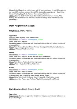 Pokémon Pathways Class Guide 8.5.3 | PDF | Ghosts