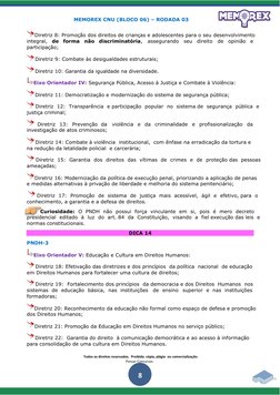 MEMOREX CNU (BLOCO 06) – RODADA 03 
Todos os direitos reservados.  Proibida  cópia, plágio  ou comercialização.   
Pensar Con