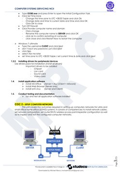 COMPUTER SYSTEMS SERVICING NCII 
 
Prepared by: MARK RENIER OLITA CAMILOZA 
Page3/15 
 
 
 
 
 
 
 
 
 
 
 
 
• 
Type OOBE.ex