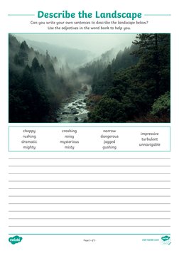 Adjectives for Describing Landscapes | PDF | Landscape