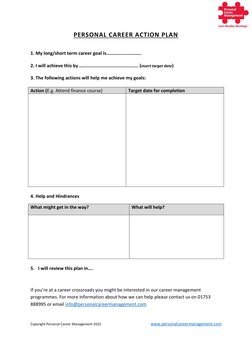 Copyright Personal Career Management 2022 
 
www.personalcareermanagement.com  (http://www.personalcareermanagement.com/)