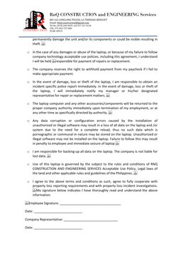 permanently damage the unit and/or its components or could be visible resulting in 
theft.   
o In the case of any damage