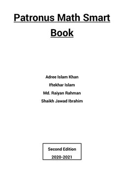 Patronus Math Practice Book | PDF | Numbers | Mathematical Concepts