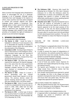 Language Policy Evolution in the Philippines | PDF